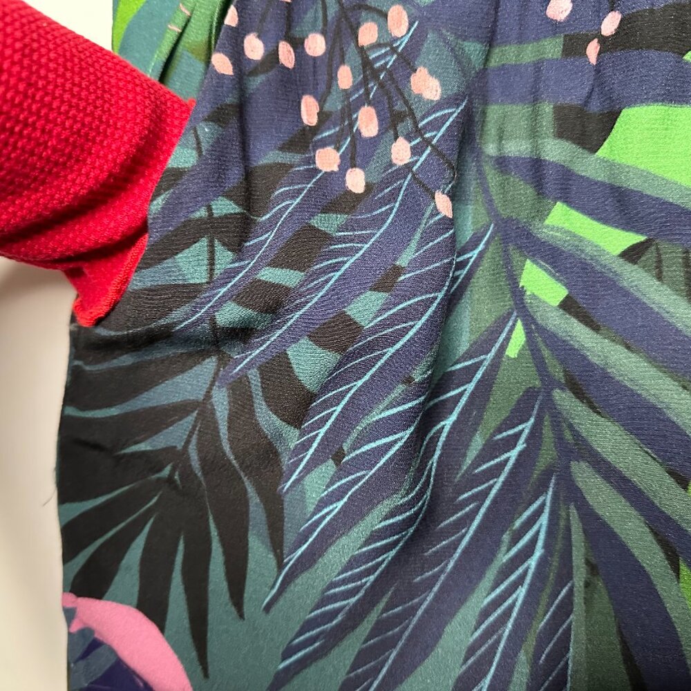 Anthropologie Farm Rio Tropique Embroidered Hem Jungle Pants Small - Picture 3 of 11
